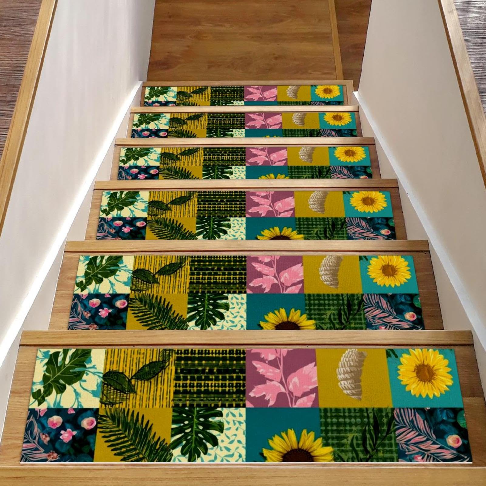Tapis d'escalier antidérapant pour protéger les marches en bois