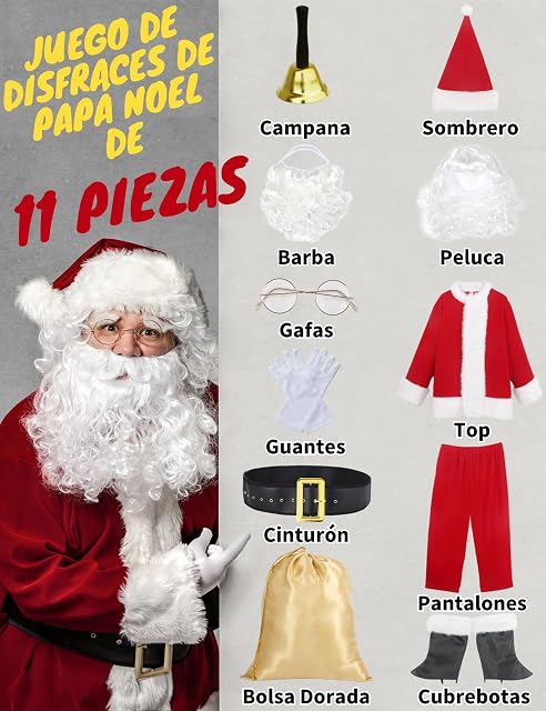 Foto 3 de 6 de Ahititi Trajes de Papá Noel para Hombres