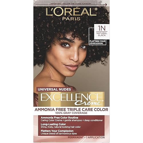 Miniatura 18 de L'Oreal Paris Excellence Universal Nudes - Tinte permanente para el cabello, sin amoníaco, para cobertura de cabello gris, rubio natural 8N, 1 kit