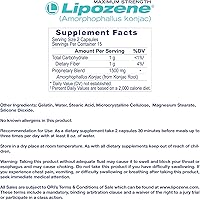 Vista 3 de Lipozene Píldoras de dieta - Suplemento para perder peso - Suprime el apetito - Tres botellas de 90 cápsulas en total