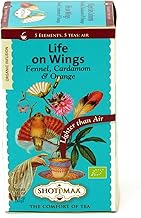 Flügel des Lebens - Luft, Tee-Aufgussbeutel: In der Leichtigkeit des Seins - Fenchel, Kardamom & Orange
