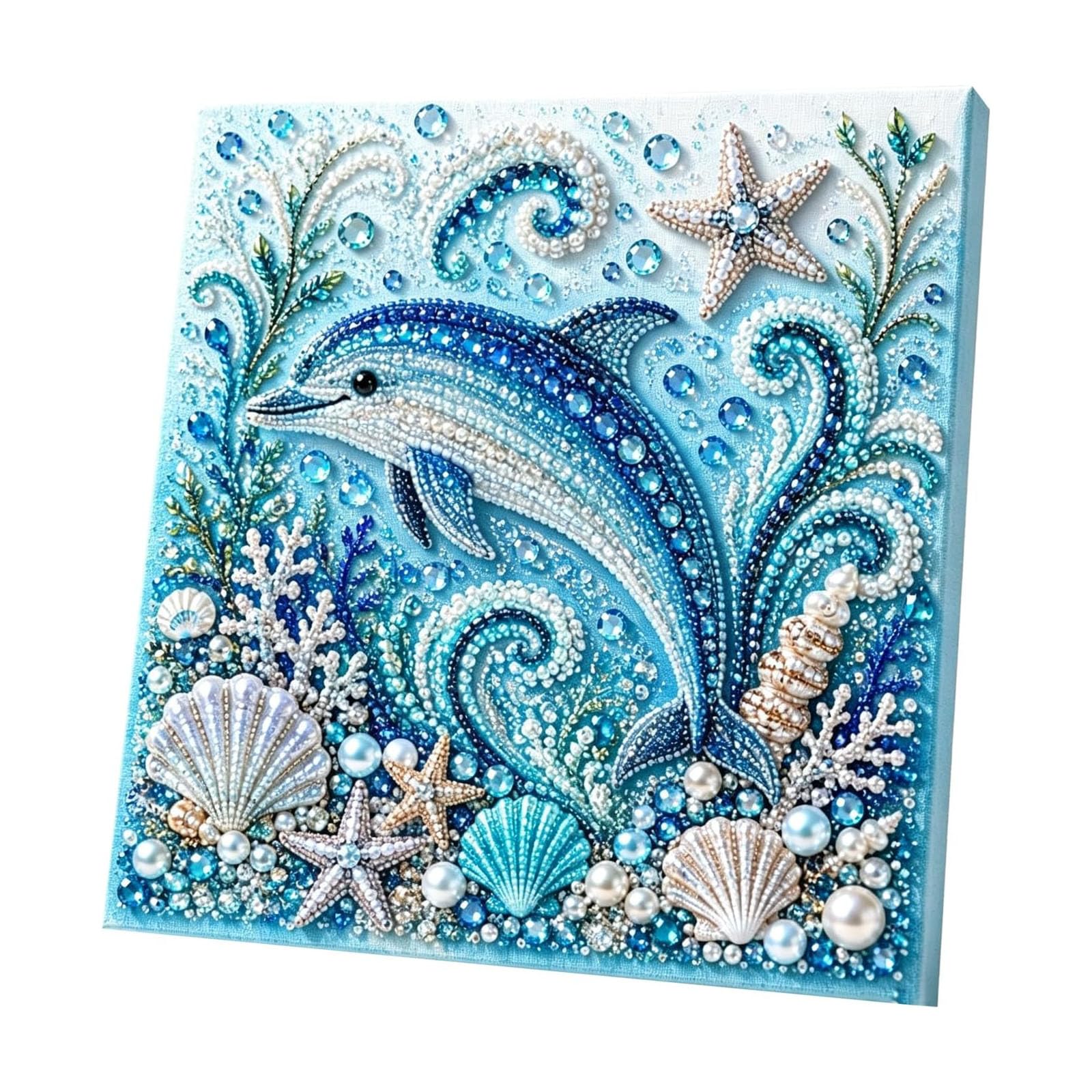 ZHENWO Ocean Theme Pearl Art DIY Kit (Dolphin)