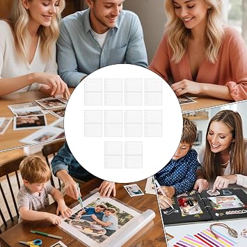 A6 Binder Inserts - 6-Ring Planner Refill Pages for Card - Top Loading Protectors for Pictures Postcards Photos Class Index Trading Journal Study Tracker Students