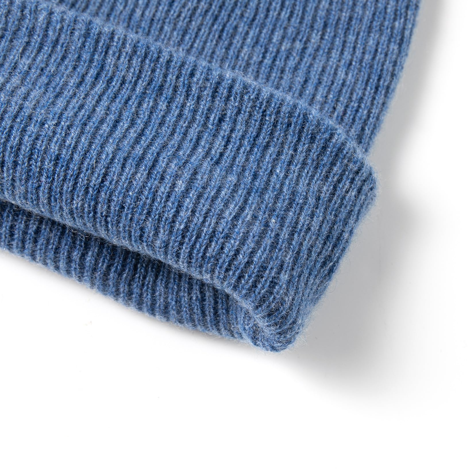100% Puro Cachemire Cappello a Doppio Strato per Donne e Uomini, Cappello Invernale Morbido a Coste Unisex