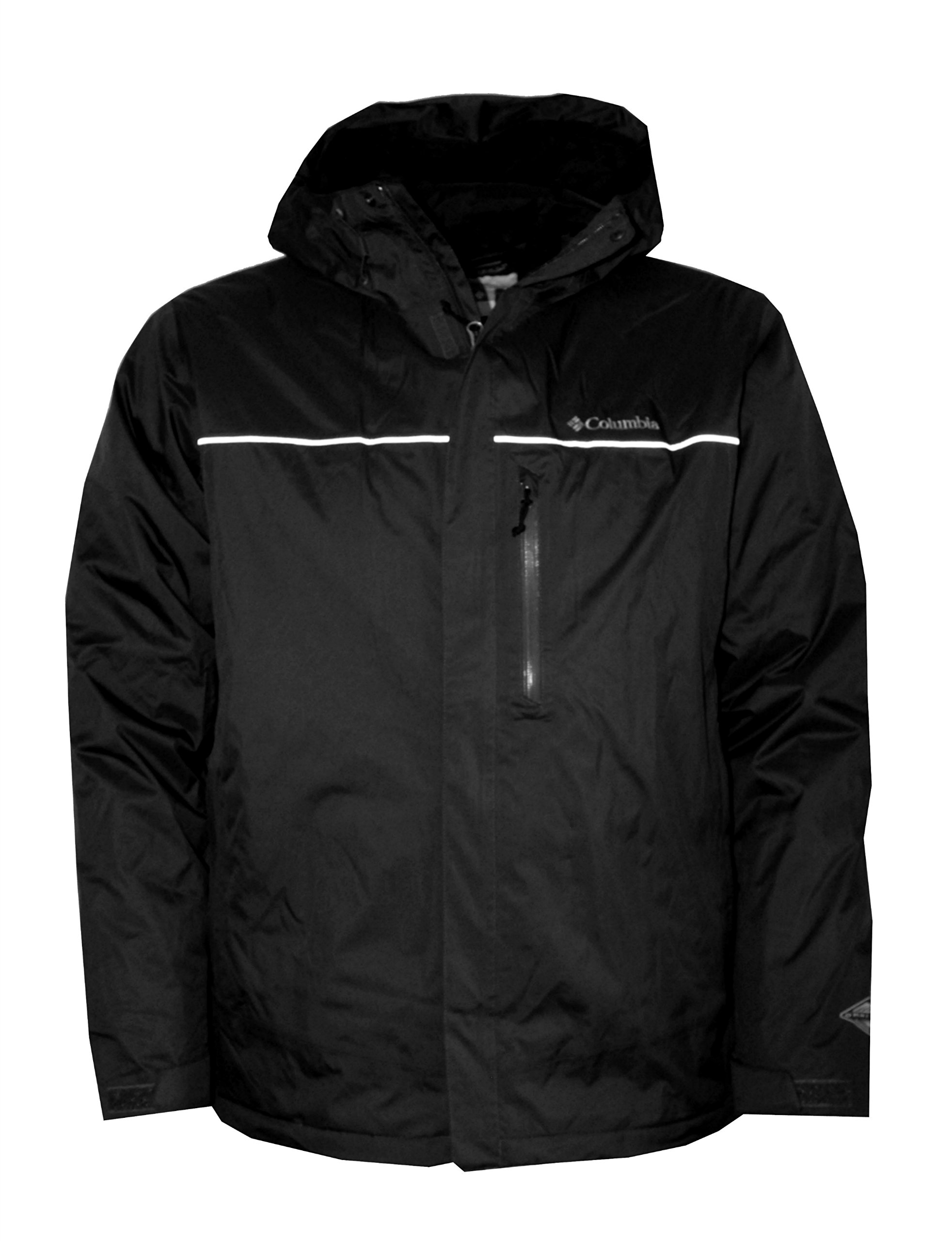 Columbia Mens Rainy Pass Waterproof Light Insulated Rain Hooded