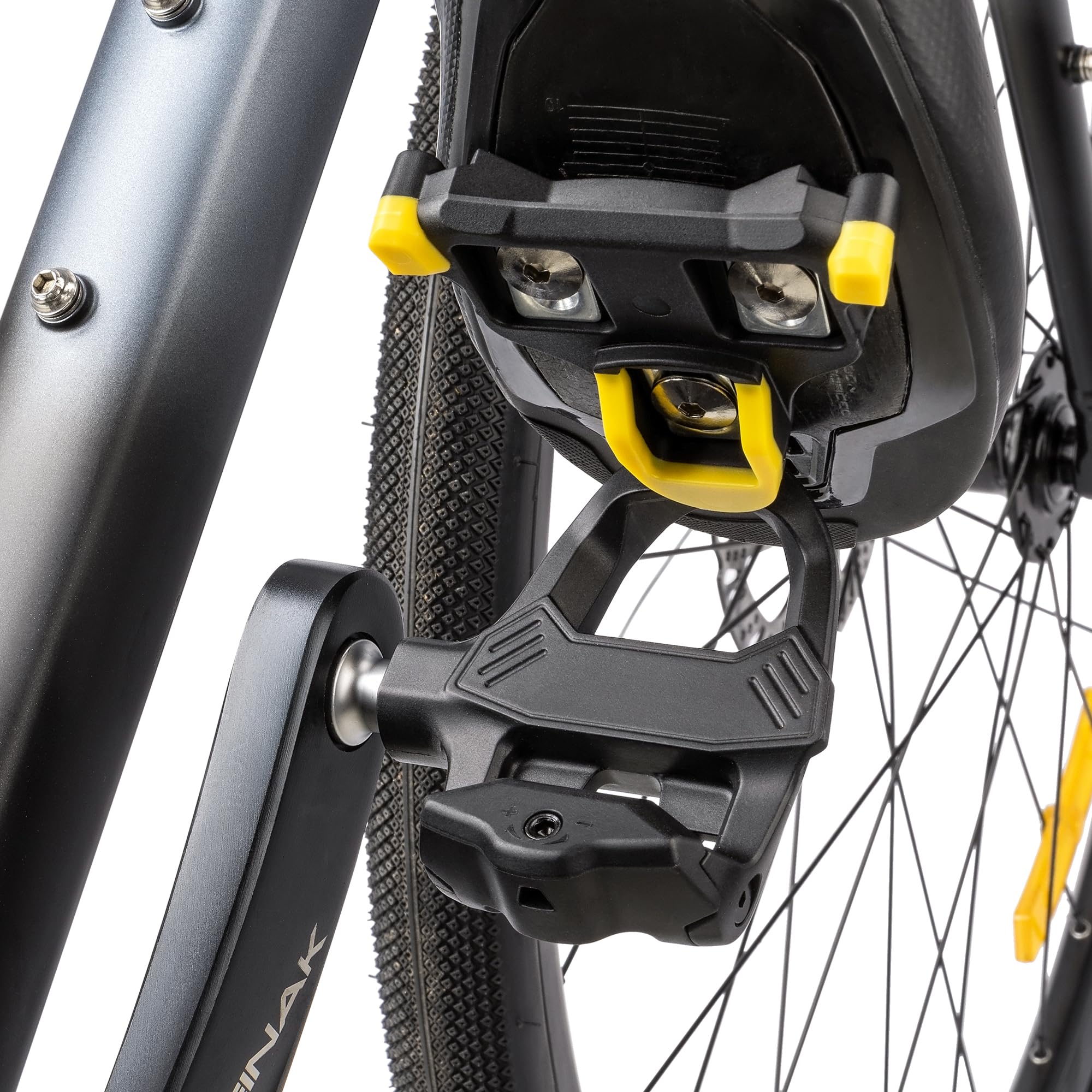GEWAGE Kleats do rowerów szosowych Shimano SPD-SL (SM-SH10 / SM-SH11 / SM-SH12) – końcówki TPU i wkładki z PTFE, żółty/czerwony/niebieski, kompatybilne z 3-otworowymi butami rowerowymi, w zestawie
