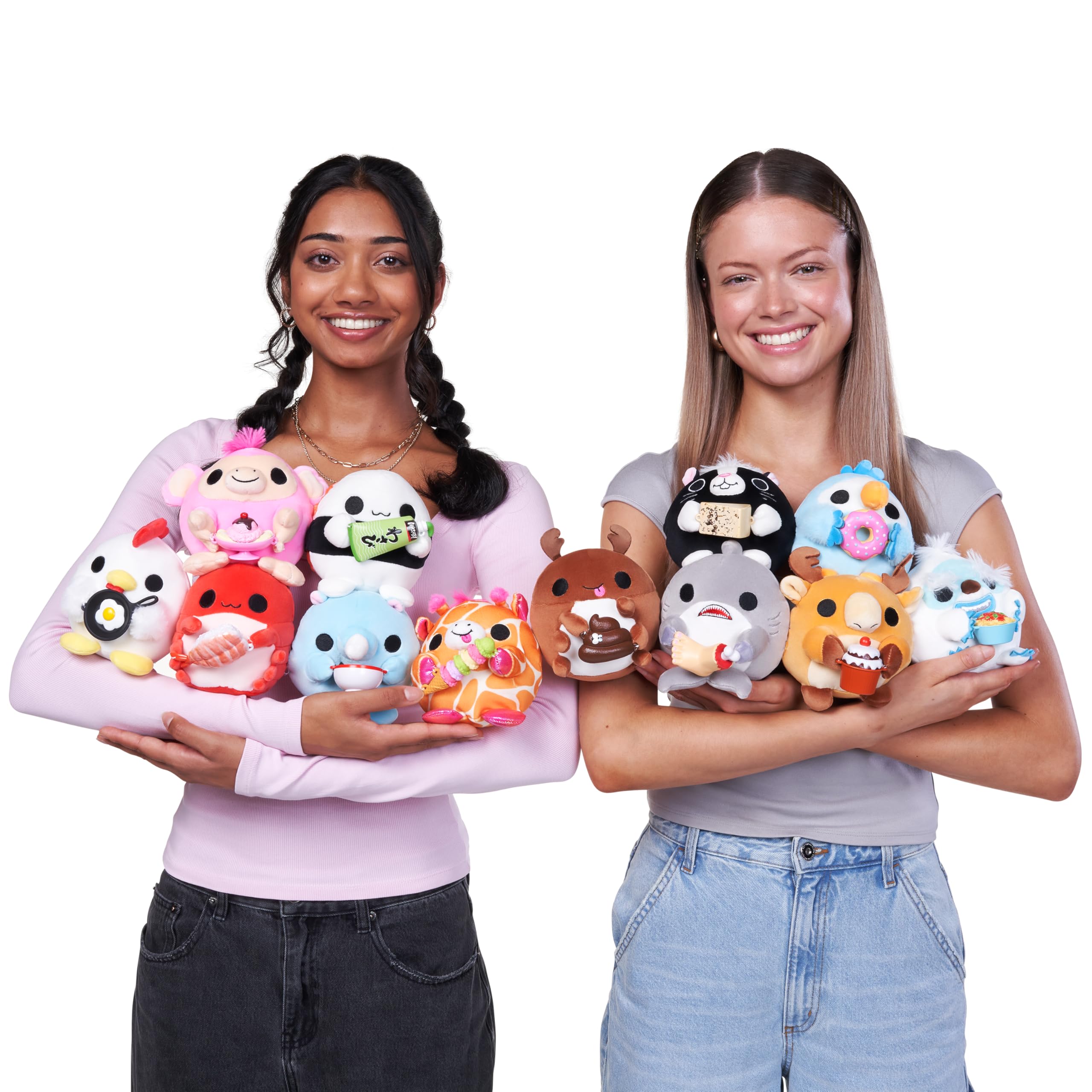 Snackles, peluche Serie 1 non da 13 cm di ZURU, peluche con accessorio snack (assortimento casuale)