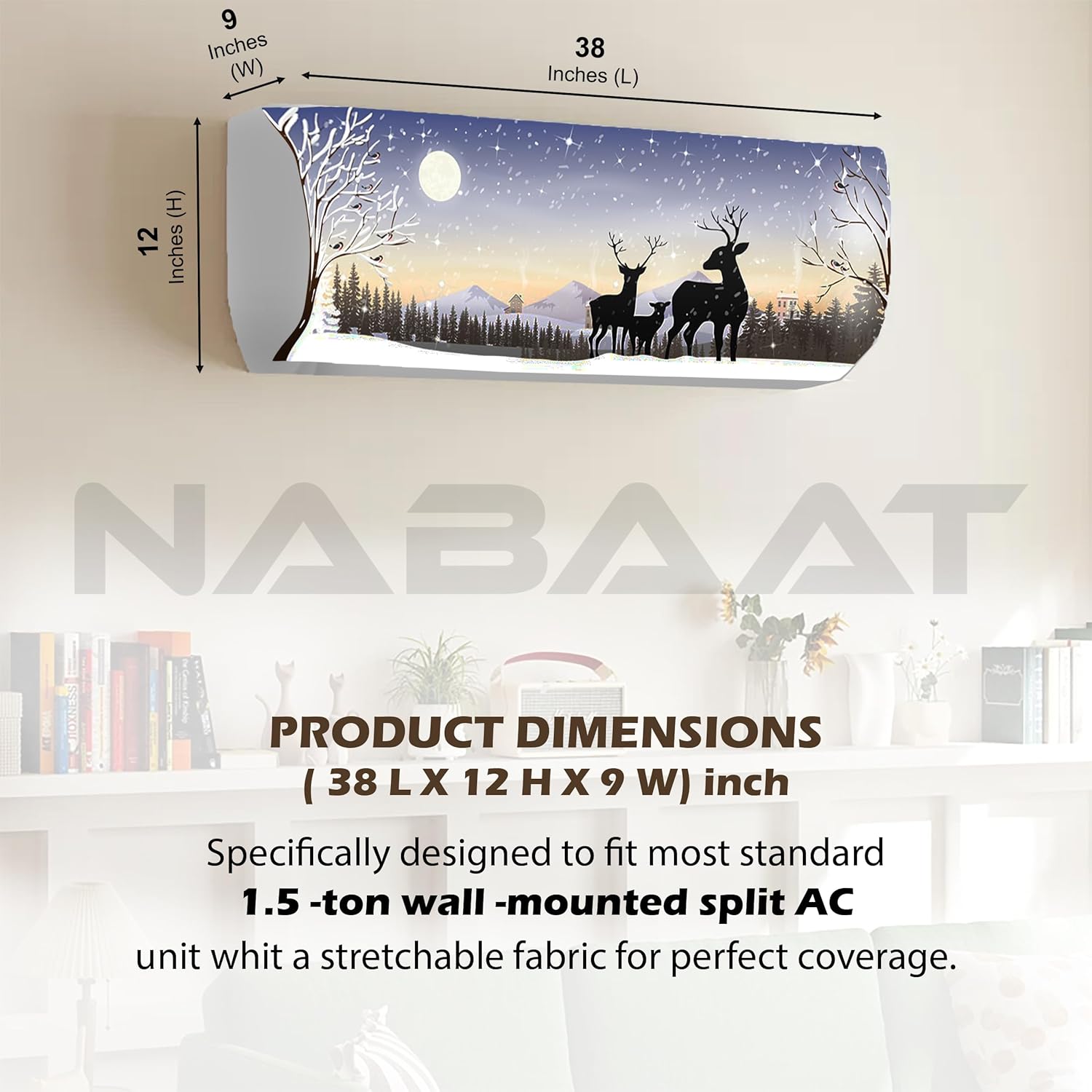 Diwali Offer Buy Now Nabaat Ac Cover For Split 1.5 Ton Indoor Printed Air 1 Diwali Offer Buy Now Nabaat Ac Cover For Split 1.5 Ton Indoor Printed Air