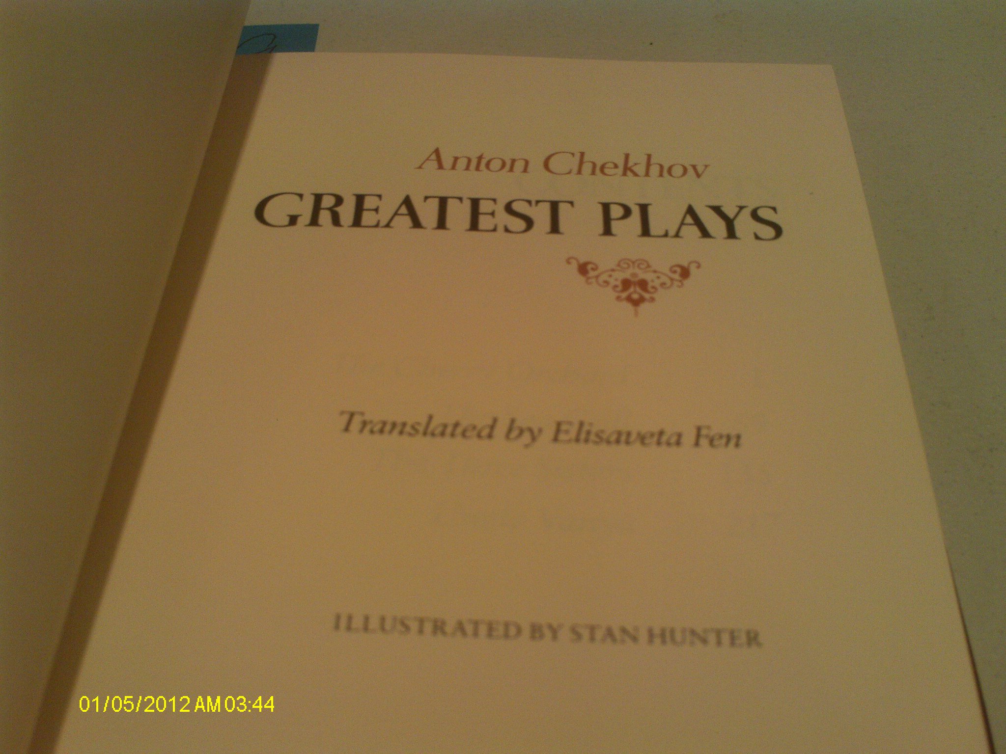 Anton Chekhov's Greatest Plays