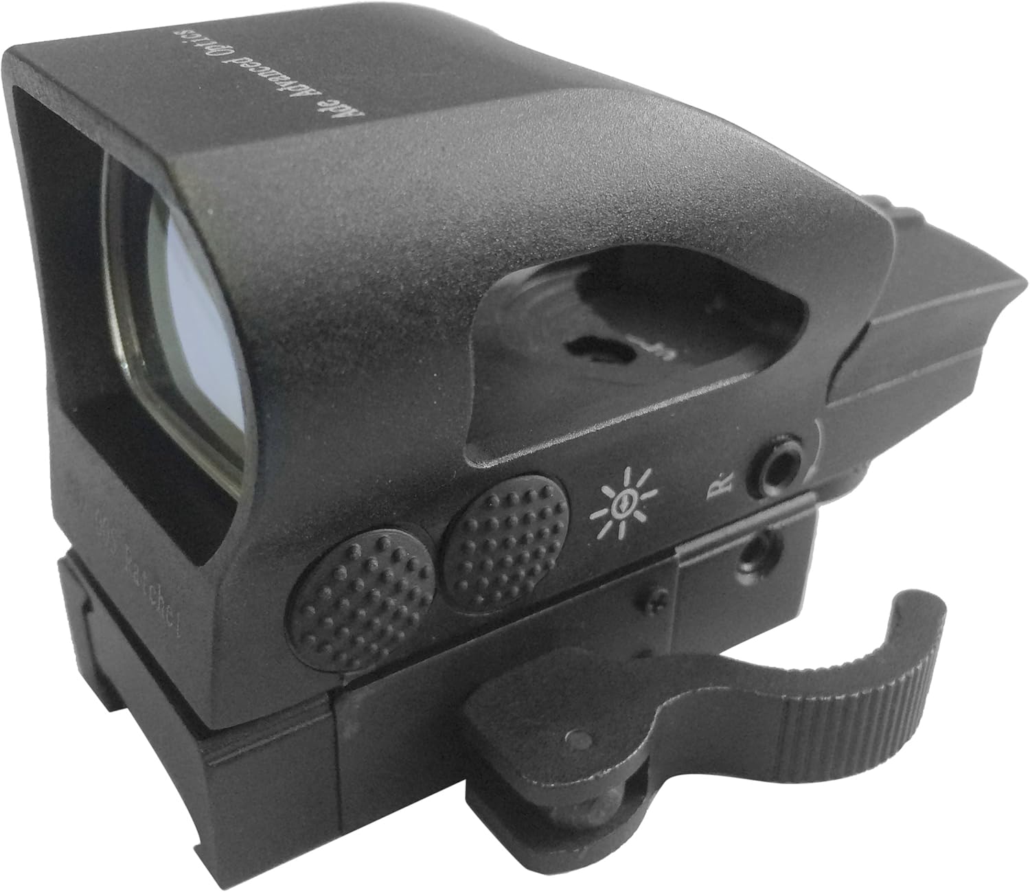 Ade Advanced Optics RD2-005 Ratchet 1x23x34 Digital Tactical 4 Reticle Green and Red Dot Sight with QD Mount, Black