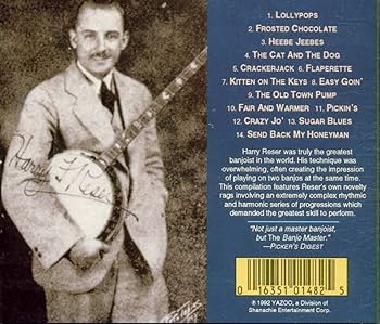 米CD Harry Reser Banjo Crackerjax 1922 - 1930 1048 Yazoo /00110 RESER,HARRY - BANJO CRACKERJAX 1922-1930 - Amazon.com Music