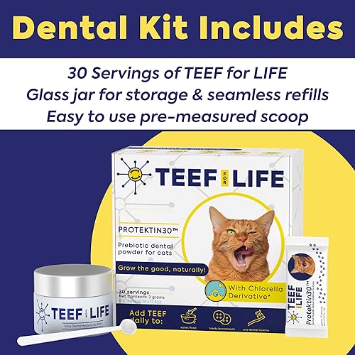 Miniatura 9 de Protektin30 aditivo de agua dental derivado de plantas para gatos, cuidado dental diario, fórmula clínicamente probada que combate naturalmente la