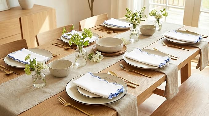 Servilletas de Tela PurpleEssences 100% Algodón Set de 4 - 45x45cm miniatura 7