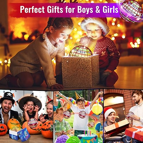 Miniatura 7 de Juguete de bola de orbe volador 2023, bola hover boomerang galáctica Fidget Spinner, globo cósmico Orbe Dron, juguetes geniales regalo para niños y