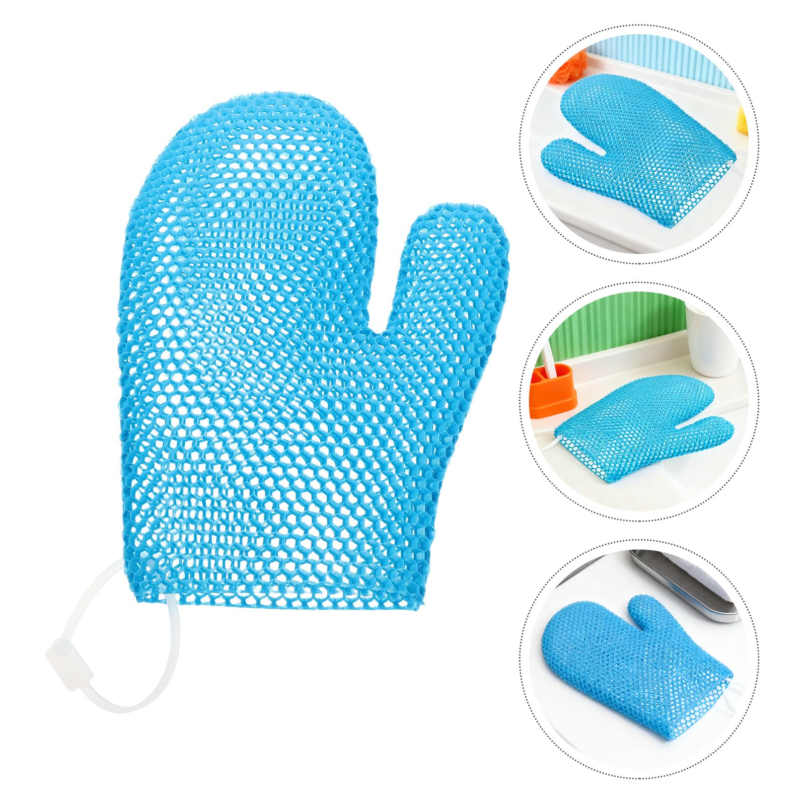 Guante Exfoliante de Ducha de Nido de Abeja Tpu para Baño