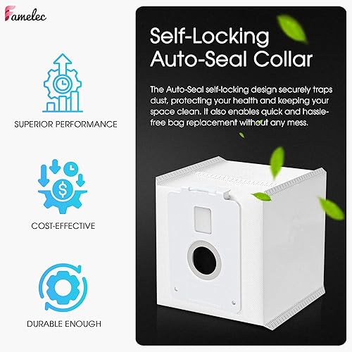 Miniatura 7 de Paquete de 10 bolsas de aspiradora LG, compatibles con LG CordZero todo en uno, aspiradora de torre A939KBGS A938KBGS A937KGMS y A949KTMS, bolsas de