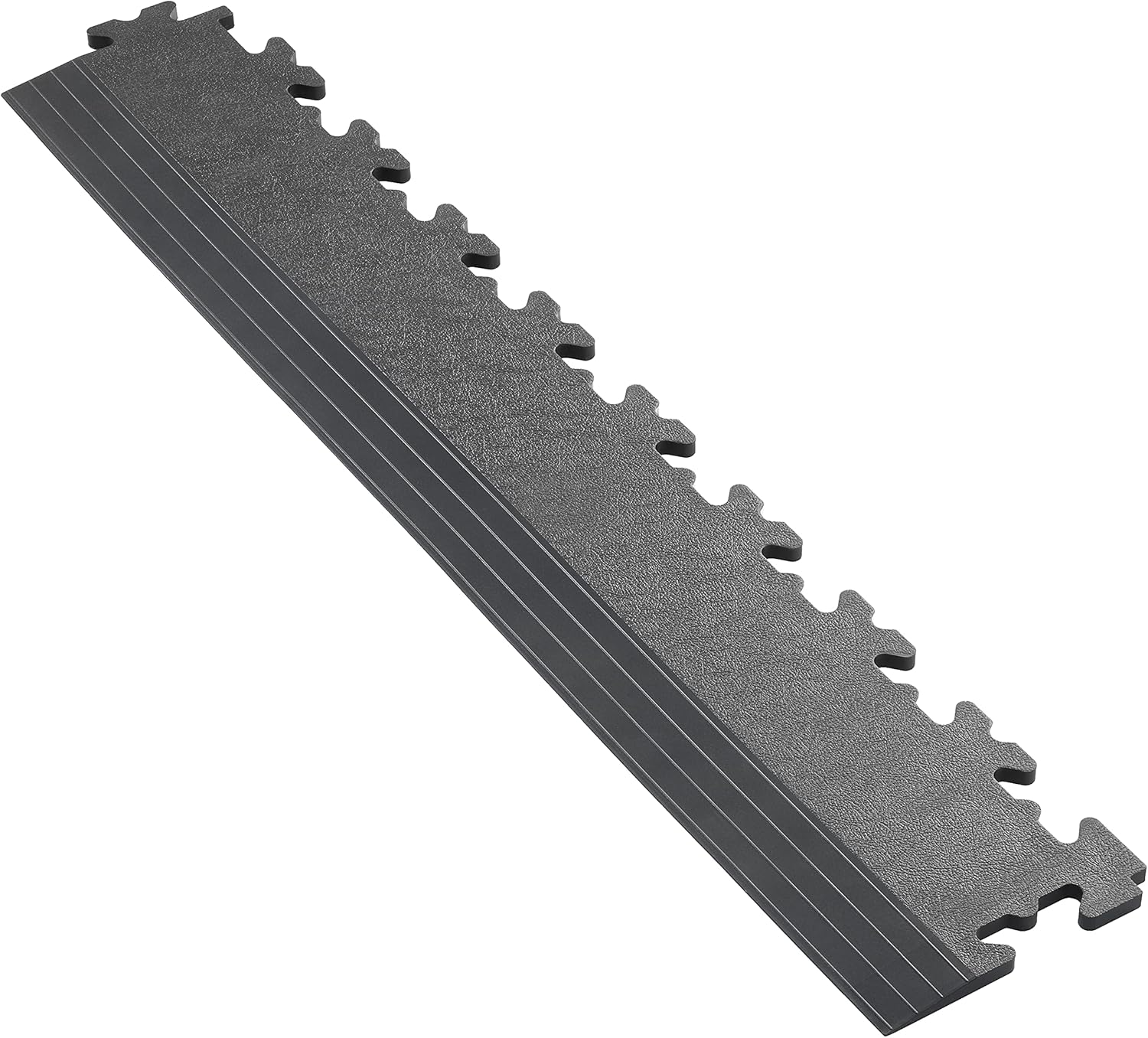 Garage Flooring Edge Ramp PVC Interlocking Floor Tile Edge Ramp, Gym