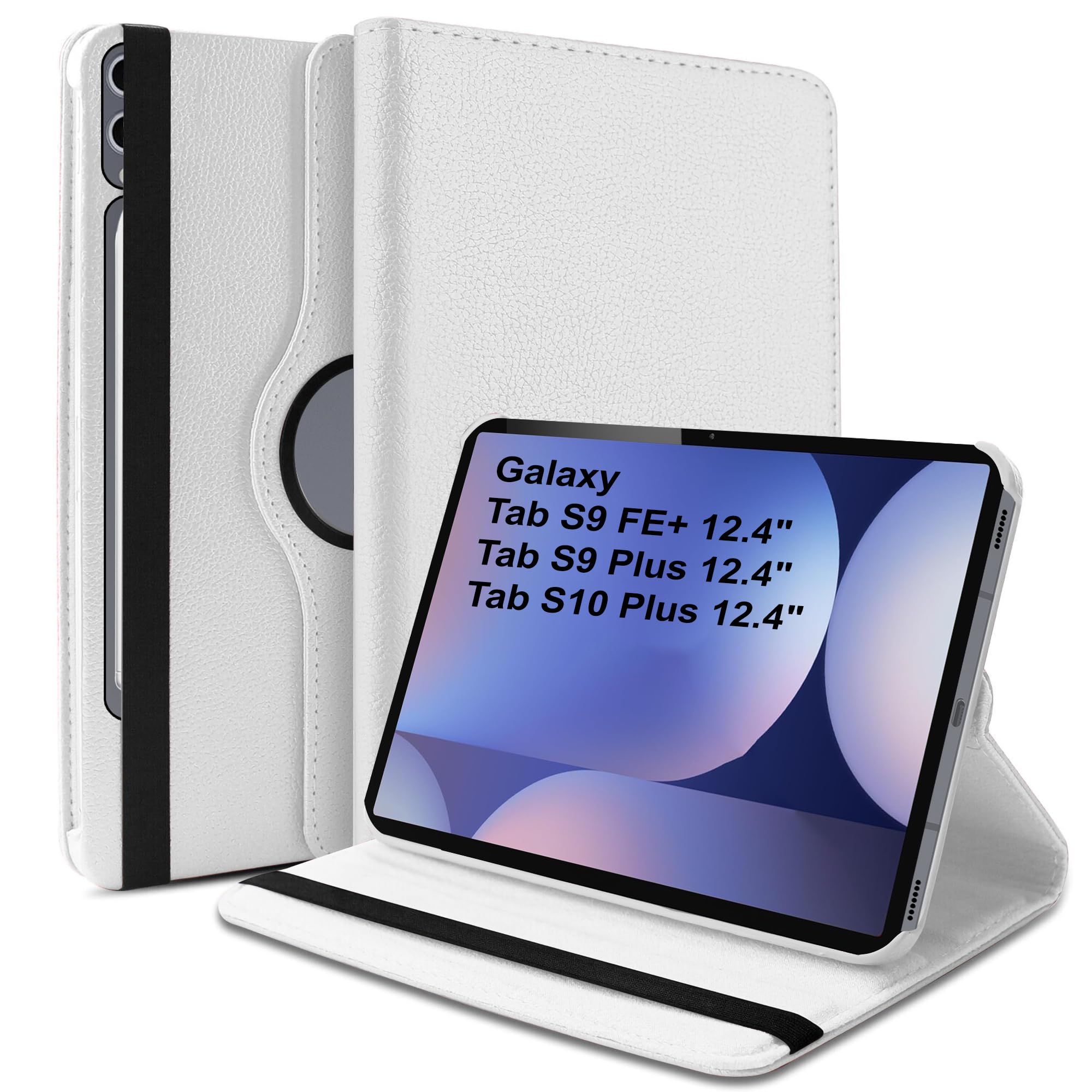 TGK 360 Rotatable Smart Flip Cover for Samsung Galaxy Tab S9 FE+/