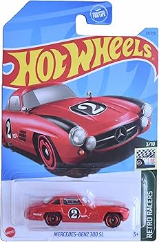 Hot Wheels Mercedes Benz 300 SL, Retro Racers 3/10: Buy Online at