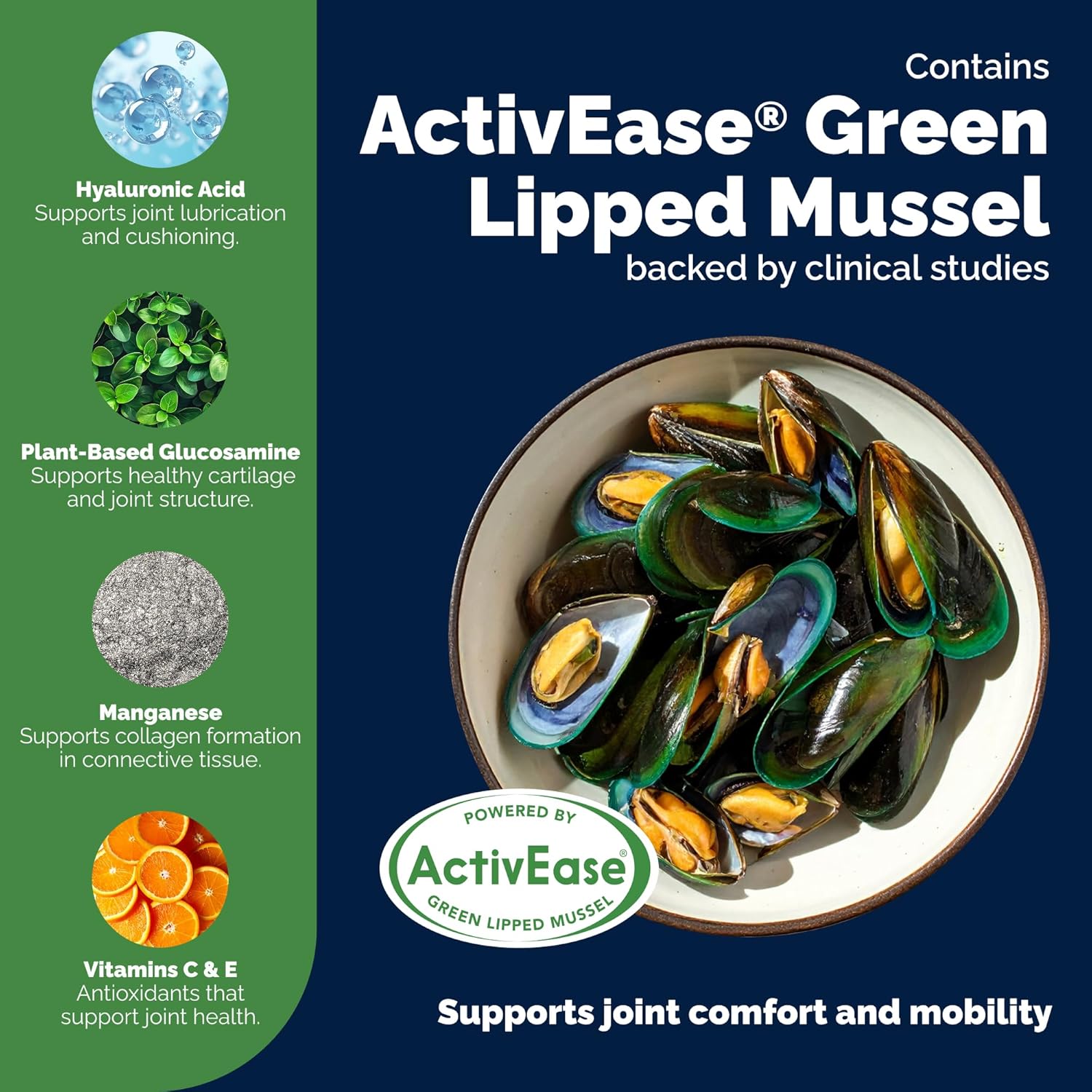 YuMOVE Adult Dog Hip & Joint Soft Chews, ActivEase Green Lipped Mussel, Glucosamine for Dogs, Hyaluronic Acid & Omega 3 - Barbecue Flavor (300ct Chews, Regular Strength)