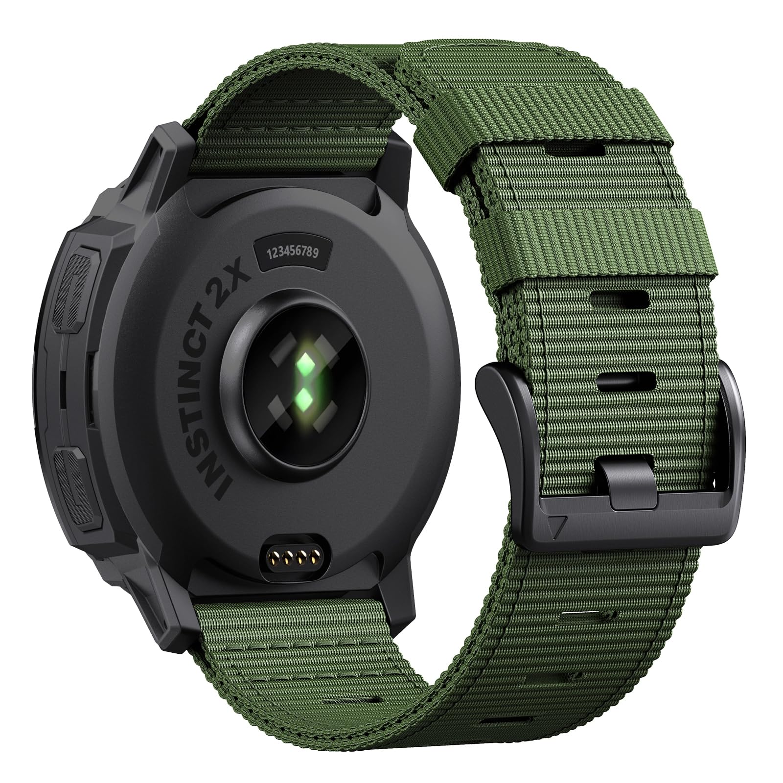 EKINGEEK für Garmin Instinct 2X, Instinct 3 (50mm) Robuste Nylon-Armbänder (Solar & AMOLED) taktisches Stil-Armband mit Werkzeugen, passend für Garmin Instinct 50mm-Armband