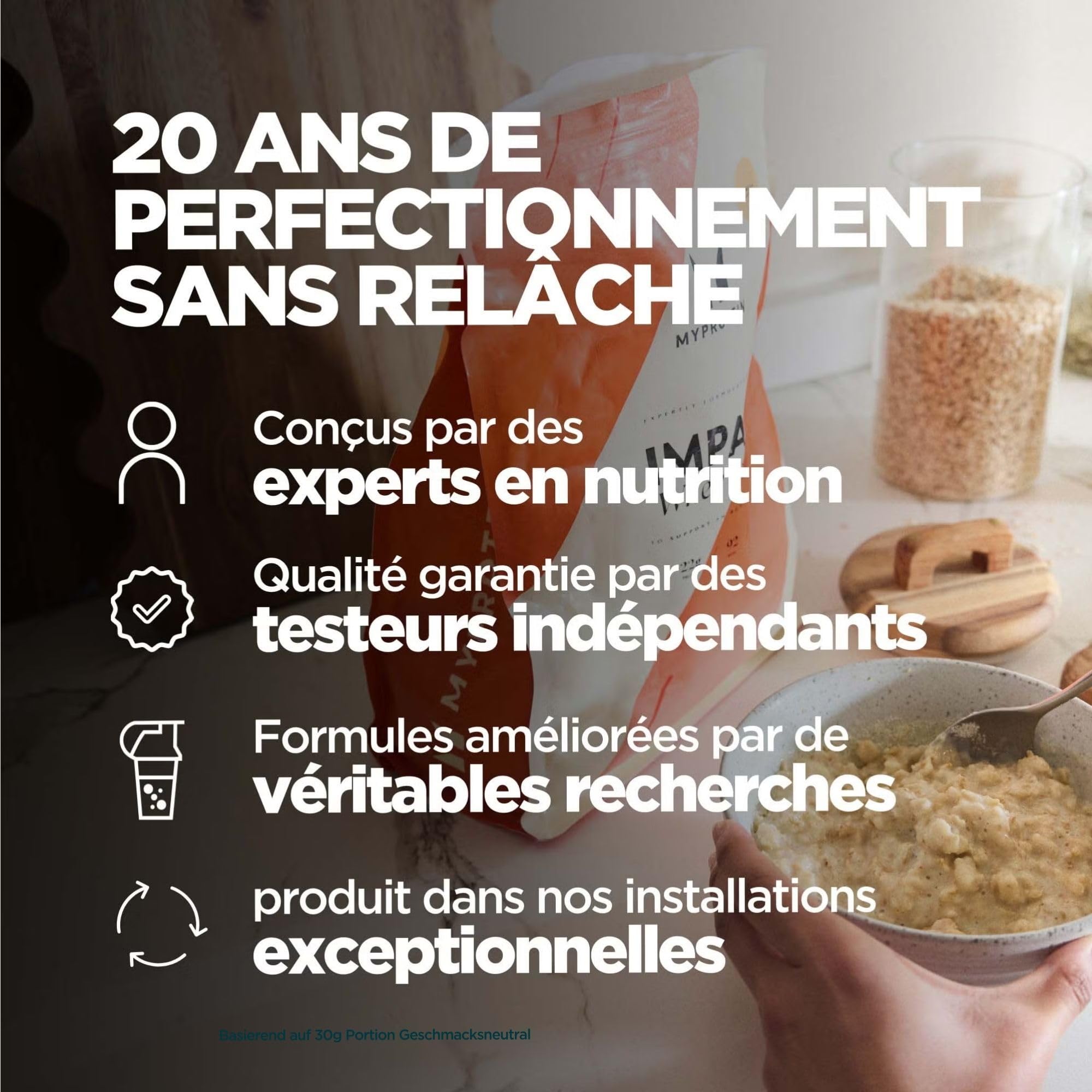 Myprotein Impact Whey Isolate, Chocolat naturel, 15 portions