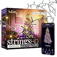 Twinkly Strings HD – 500 RBG + Warm White LEDs, 27.5 Meters