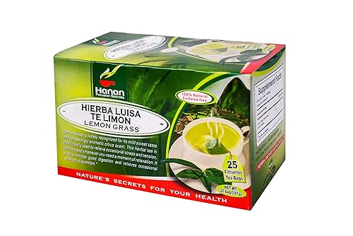 Miniatura 8 de Hanan Secretos peruanos Hierba Luisa Te Limon  100 % hierba de limón natural  25 bolsas de té  Ayuda naturalmente en aliviar el estrés, la tensión y