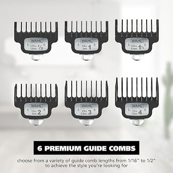 Wahl USA Pro Series Stainless Steel Cordless USB Beard Trimmer for Men