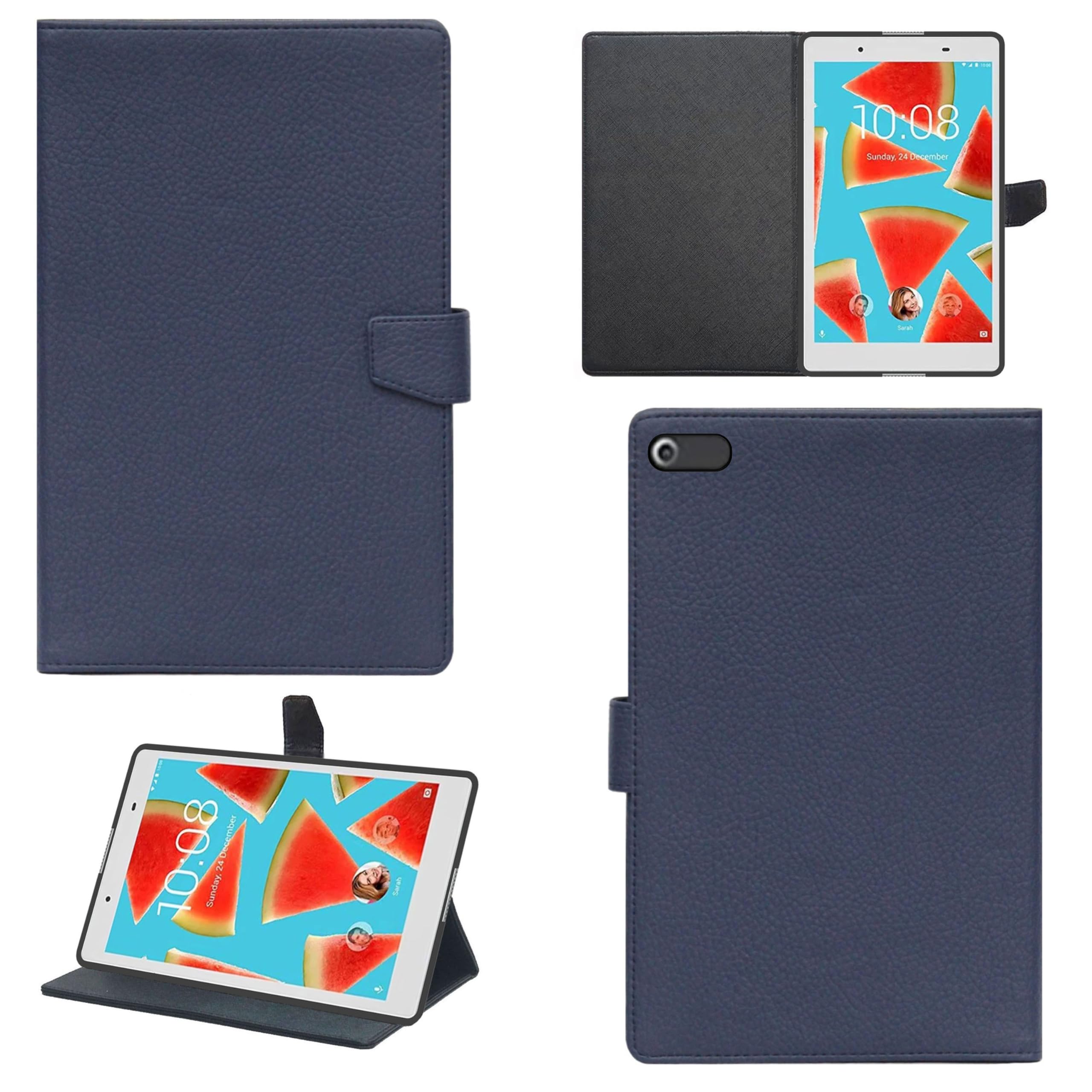 Zaoma Premium Flip Flap Case for Lenovo Tab 4 8 inch Model No. : TB-8504X / TB-8504F - PRE FLIP (8504X_PREBLUE) (B0CNW68H8F) Amazon Price History, Amazon Price Tracker