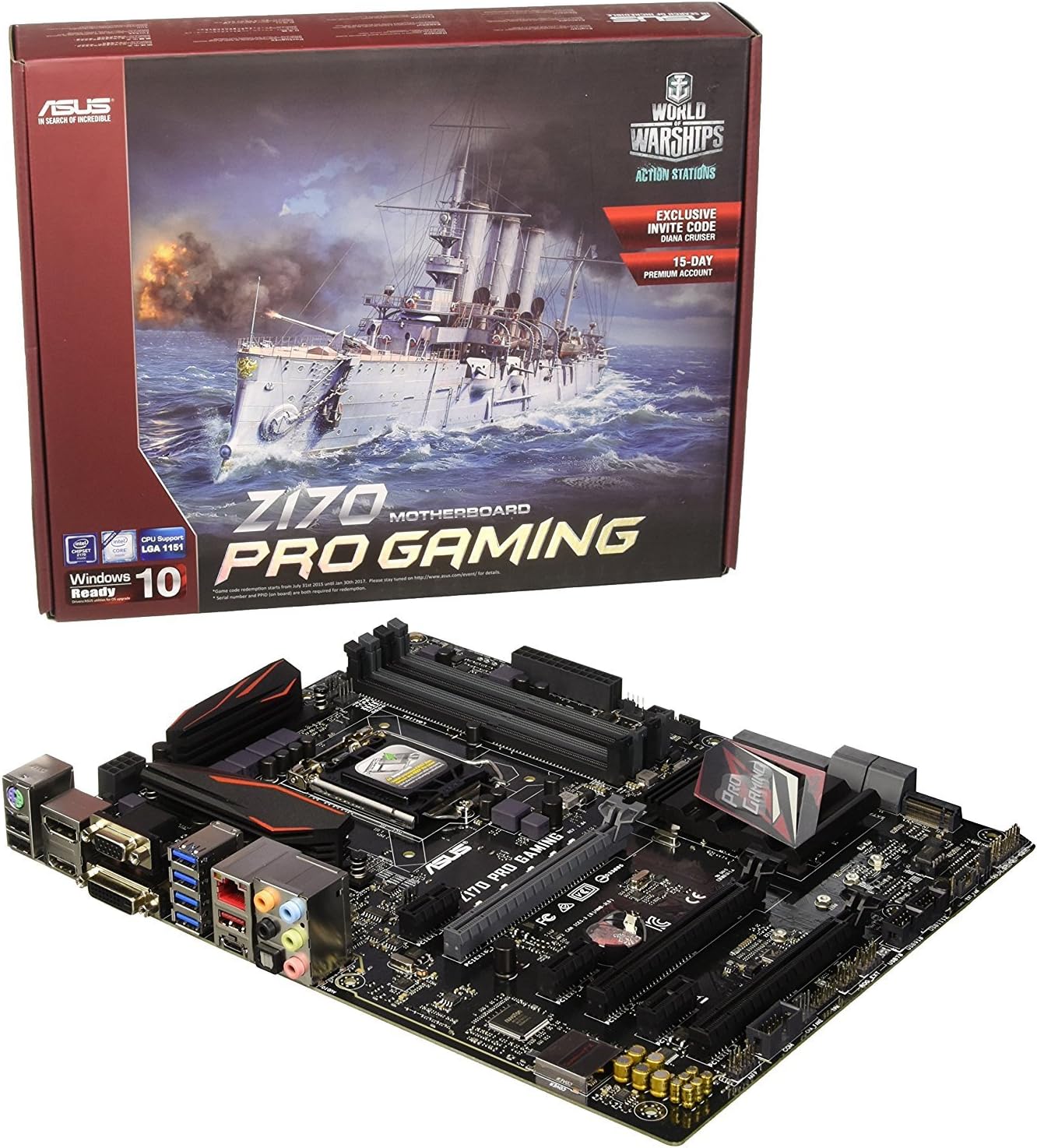 Asus Z170 Pro Gaming Motherboard
