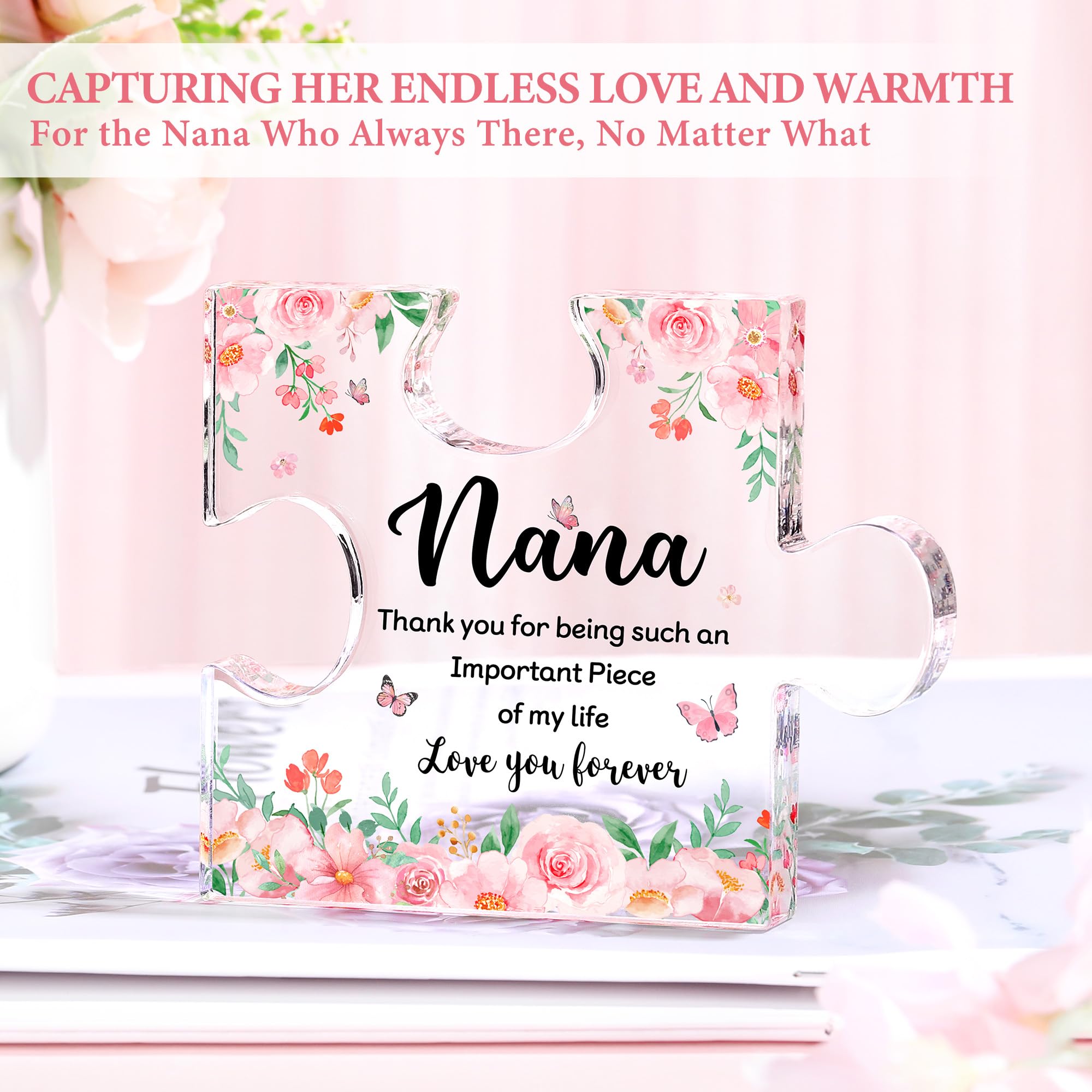 Nana Gifts from Grandkids Nana Birthday Gifts for Women Best Nanas Ever Gift Set from Granddaughter Personalized Great Nanas Favorite Presents Merch Stuff for Happy Birthday Christmas with 16oz Cup