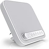 Pure Enrichment Wave Premium Sleep Sound Machine with USB Charger - Seamless Looping with 6 Soothing All-Natural Sounds, & Auto-Off Timer - Easily Portable for Travel (White) Patented Design - commissions earned