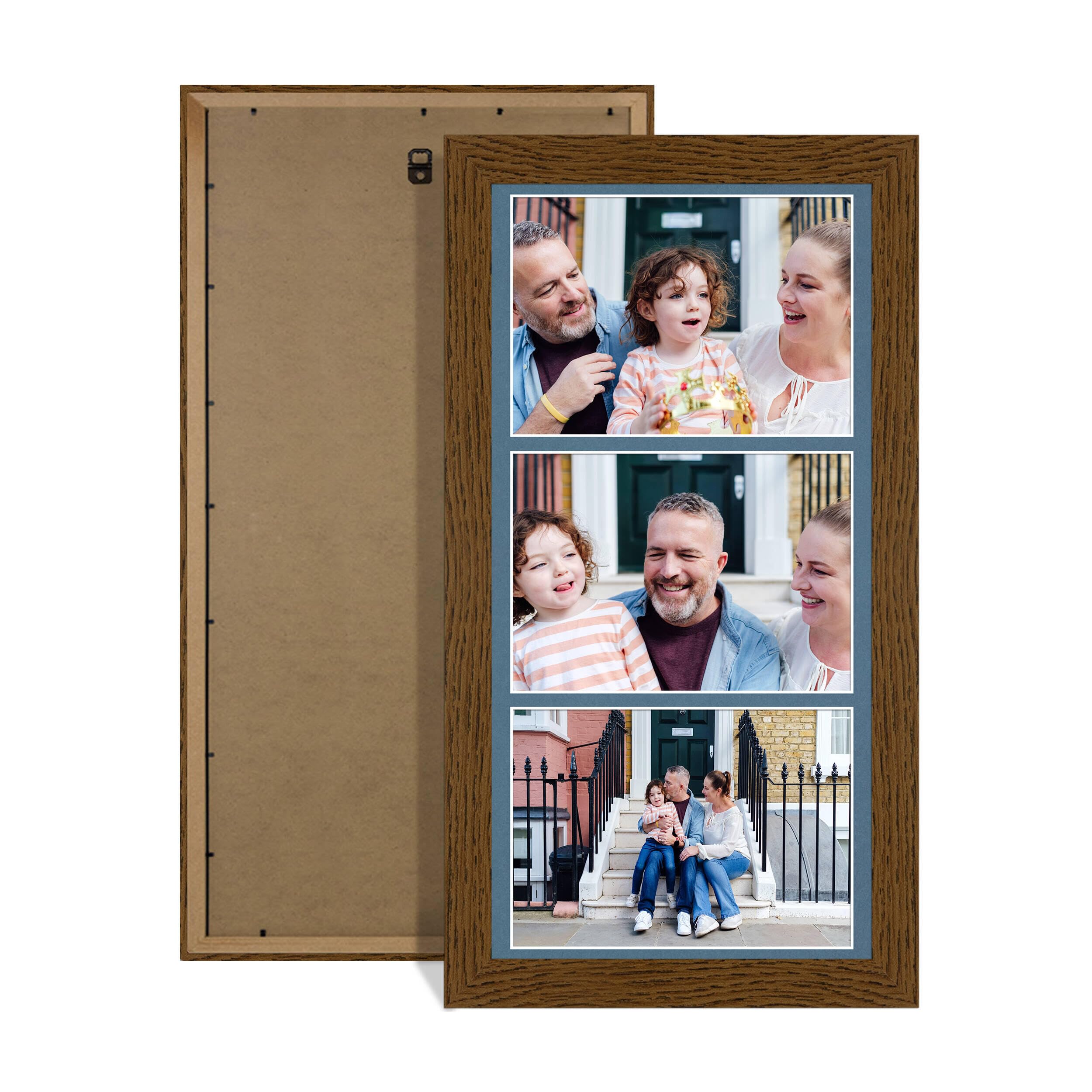 Alison Kingsgate Dark Oak 16x8 Photo frame for multiple pictures