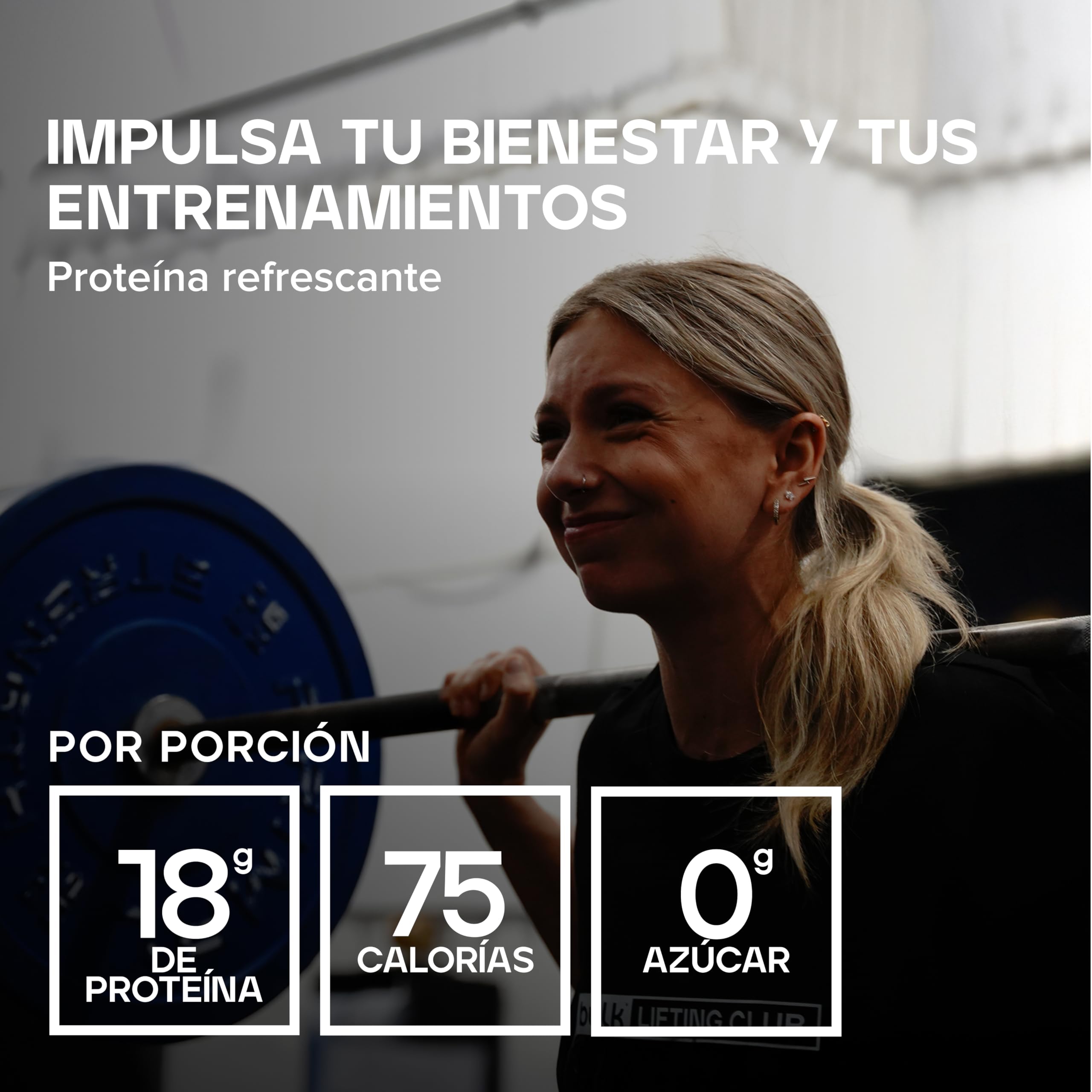 Bulk Clear Protein | Mezcla de Suero de Leche y Colágeno | 1600 g | 80 porciones | 18 g de proteína | 5 g de BCAA | Rápida absorción | Favorece el crecimiento muscular | Té helado de limón