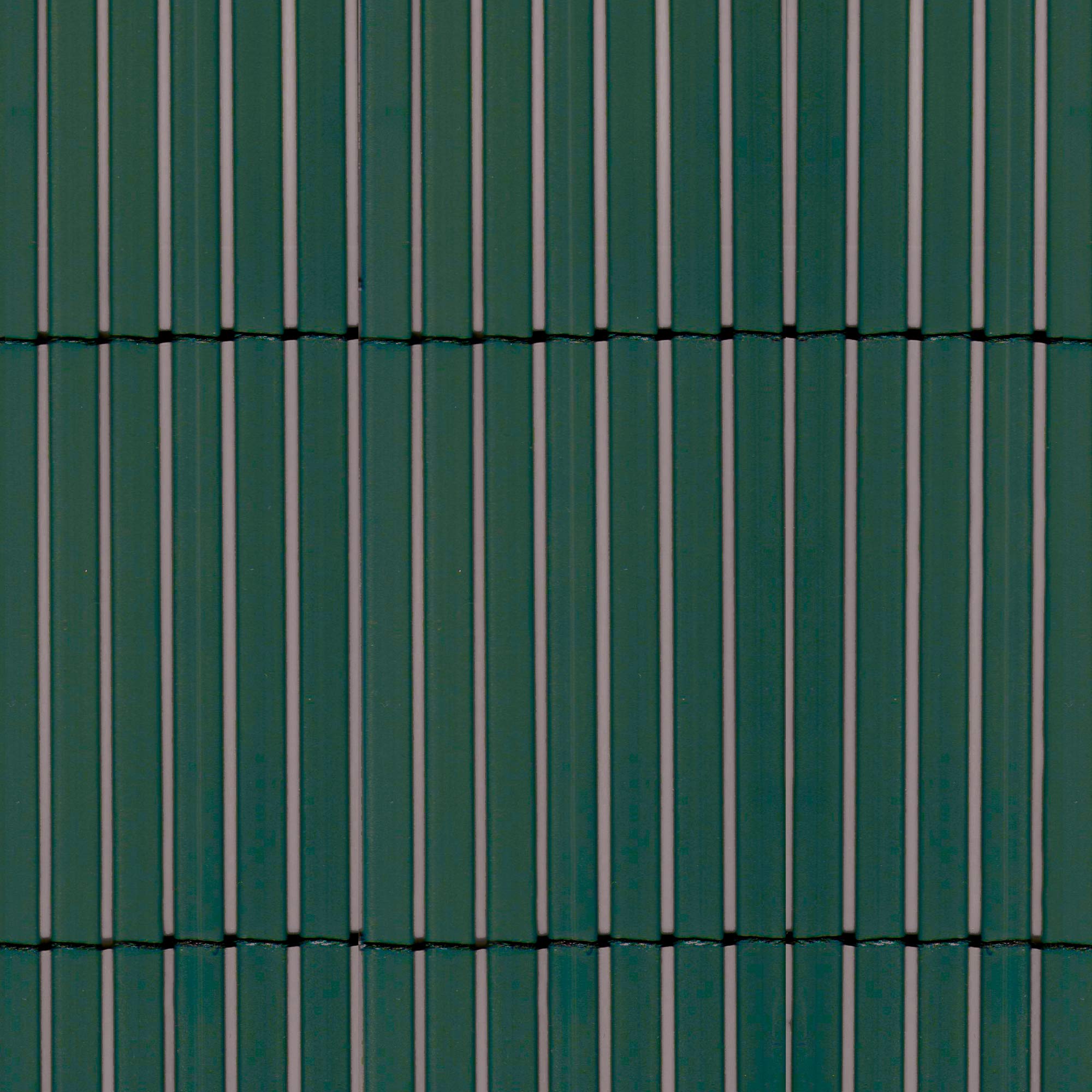 TENAX Colorado 1,00 x 5 m Vert, Canisse Synthétique en PVC avec Cannes Entières de 7 mm, Brise-Vue pour Jardins, Balcons et Clôtures