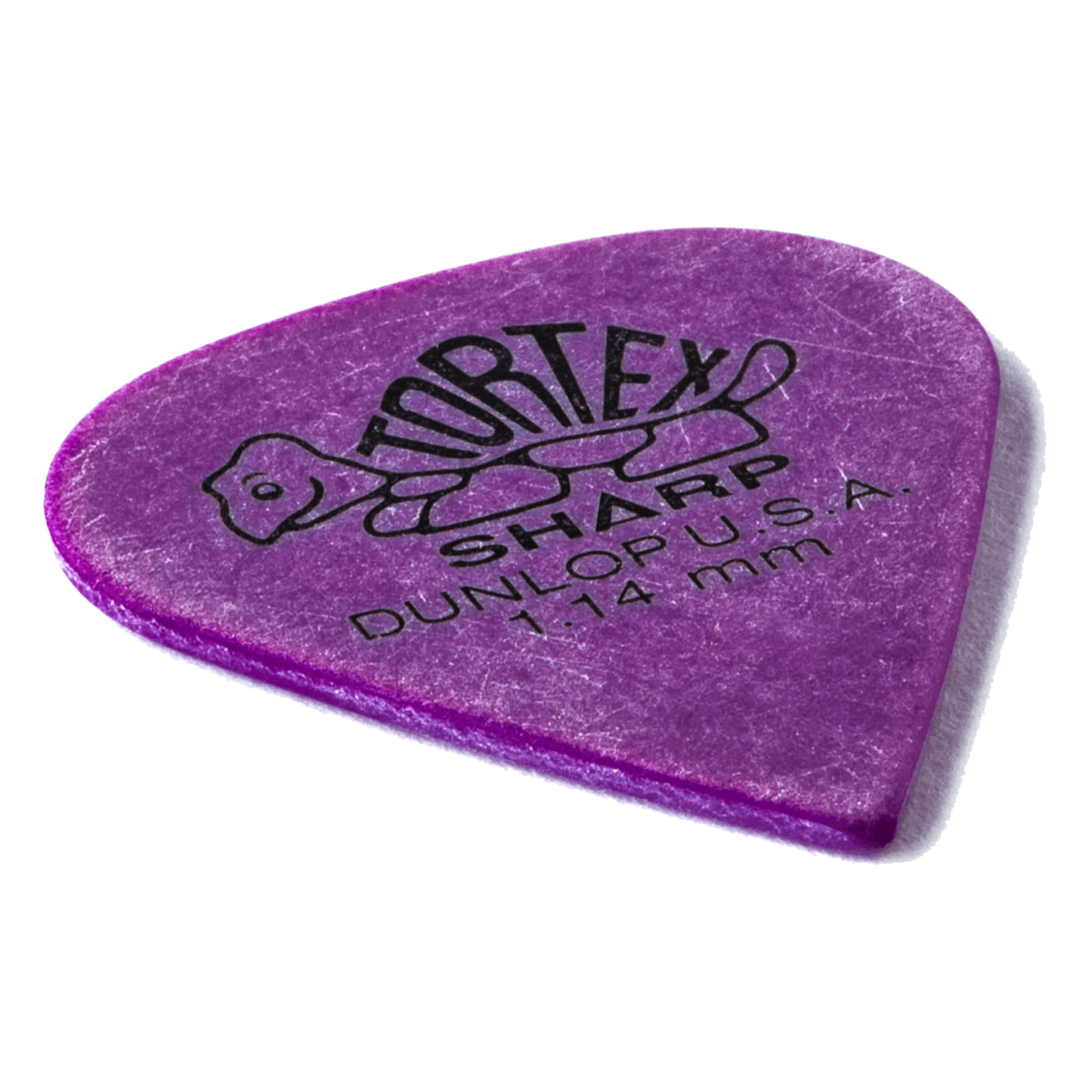 Dunlop Sharp 412 Picks 1.14" violet. x12 - Zestaw kostek