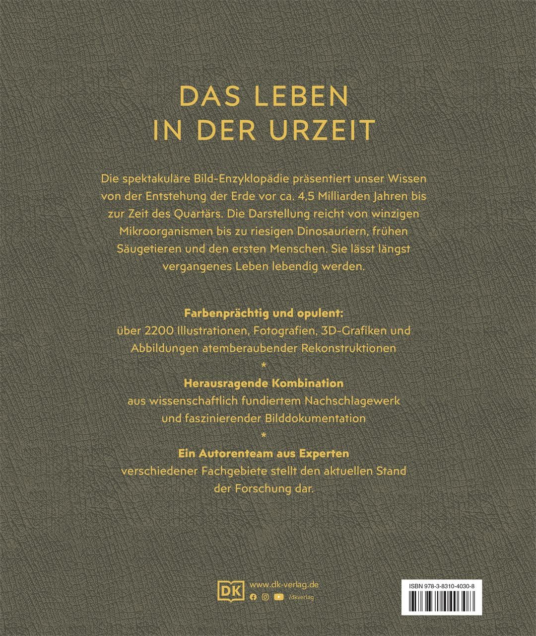 Dinosaurier und andere Lebewesen der Urzeit: Die große Bild-Enzyklopädie mit über 2200 Farbfotografien und 3D-Grafiken