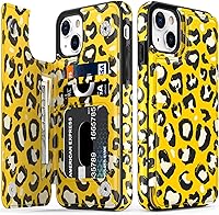 Vista 393 de LETO para iPhone 15 Pro Funda tipo cartera - Tapa tipo folio con patada - Diseños de moda - Tarjetero - Funda protectora para mujeres y niñas - 6.1