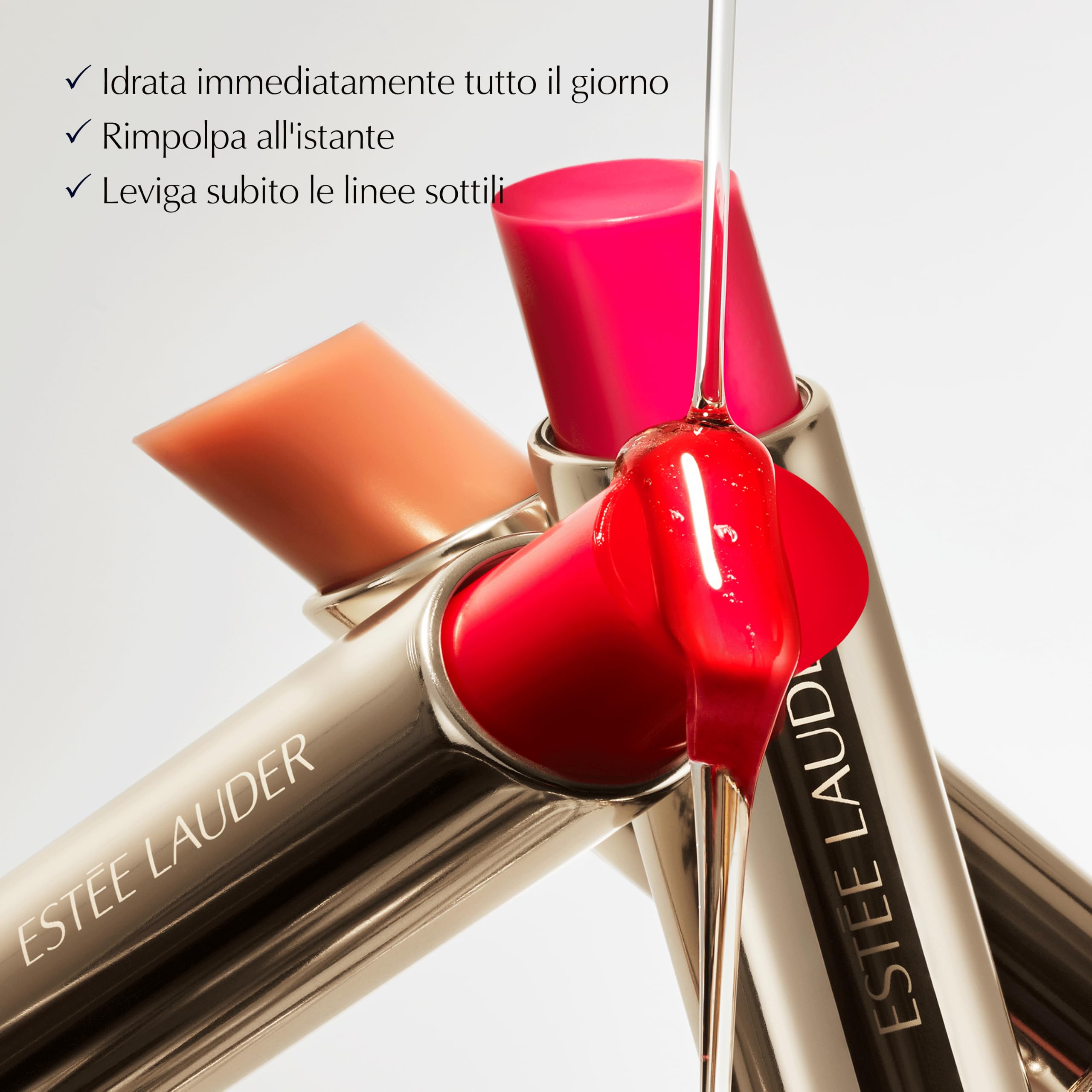 Estée Lauder Futurist HydraPlump Tinted Lip Balm - Balsamo labbra con Acido Ialuronico e colore che si adatta al pH, 2.8g