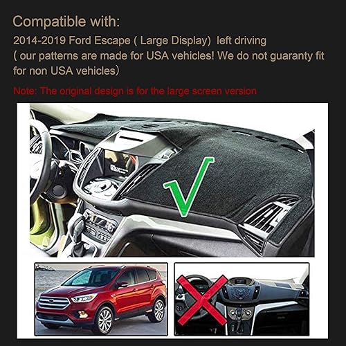 Miniatura 21 de SPEEDWOW Dashboard Dash Board Cover Mat Carpet Compatible with F150 2004-2008