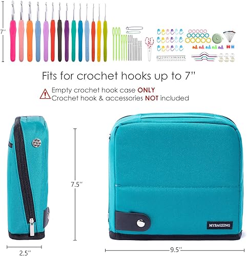 Vista 30 de Estuche de gancho de ganchillo - Organizador de pie - Diseño único - Soporte para suministros de punto y ganchillo Morado