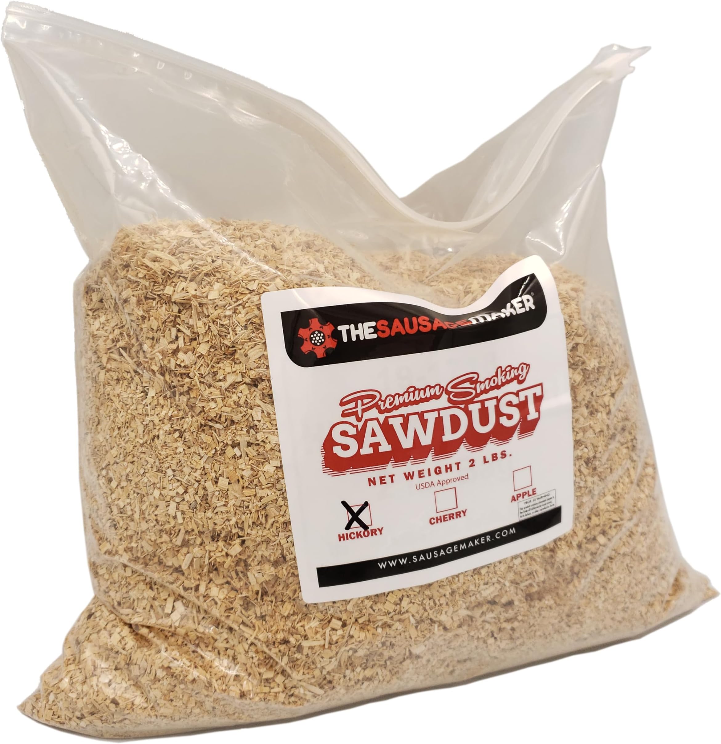 The Sausage Maker - Hickory Sawdust for Smokers, 2 lb. Bag