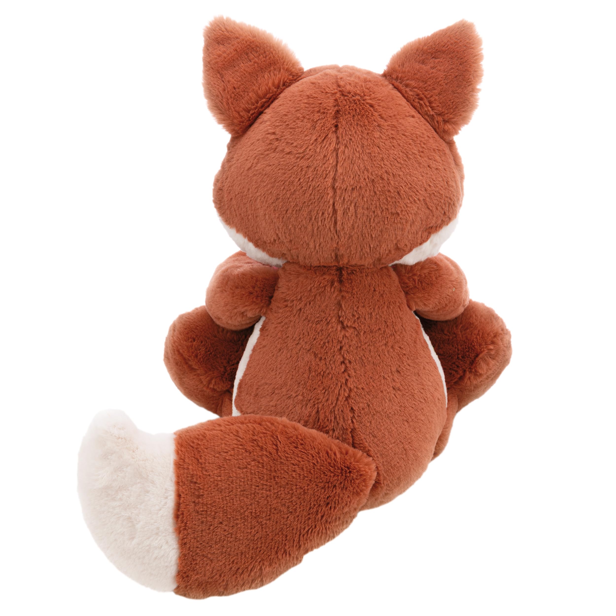 NICI Kuscheltier Love Fuchs Miro mit Herz 50cm - Weiches Stofftier aus Plüsch zum Liebhaben, Knuddeln & Spielen, tolles Geschenk für Kinder & Erwachsene | 63360