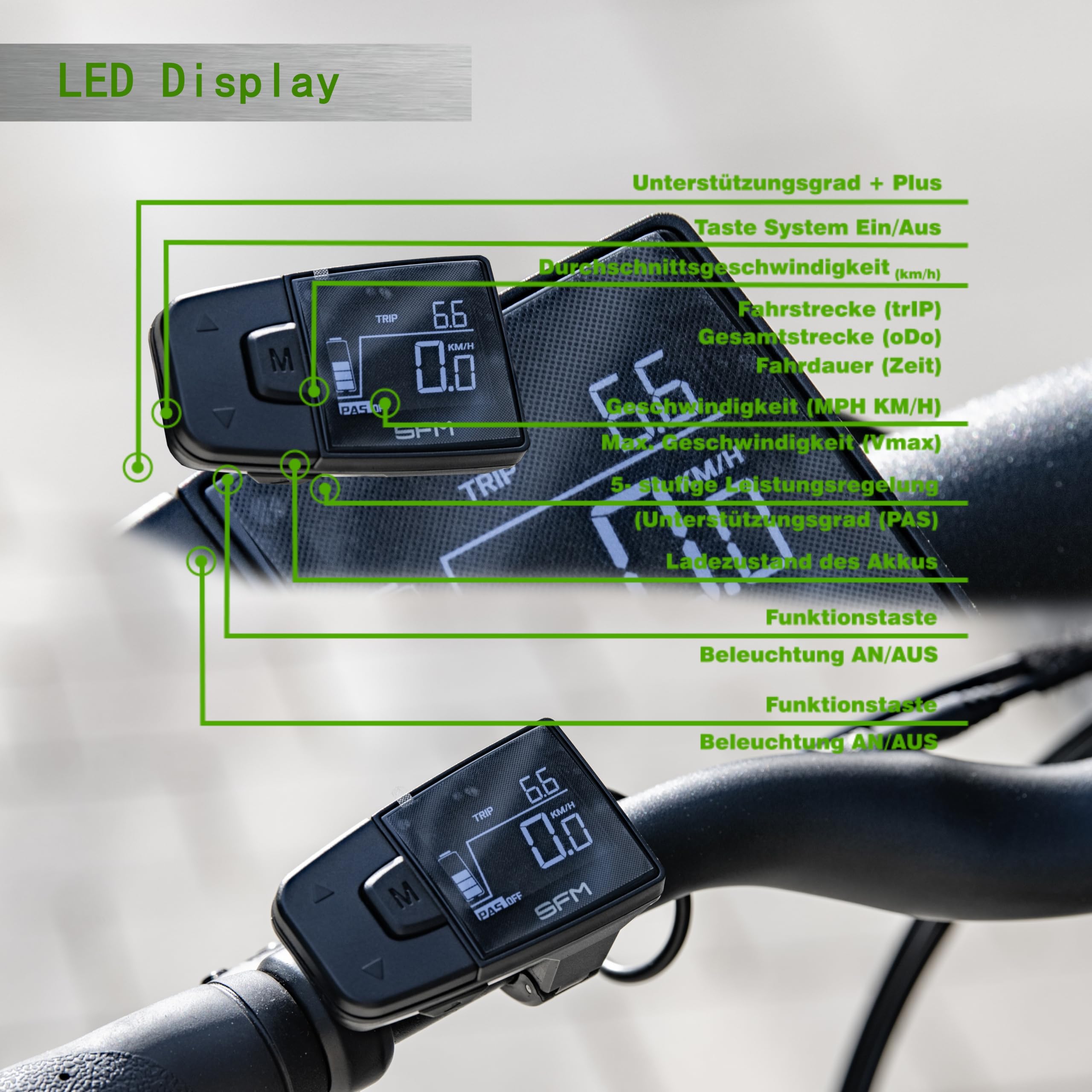 SAXONETTE E Bike Men's Trekking Electric Bike 28 Inch Matt Black 7 Speed Electric Trekking Bike for Women Sports & Outdoors