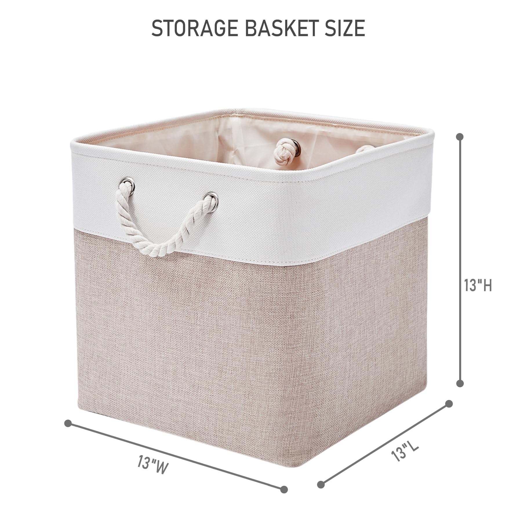 Amazon.com: ISEMINGLA 13 x 13 Inch Cube Storage Bins,Storage Cubes