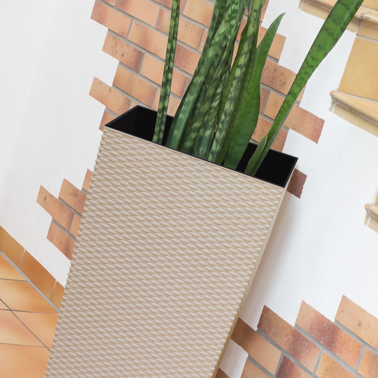 Marmite Rato 91,5 litres avec insert 40 x 40 x 75 cm en couleur mocca