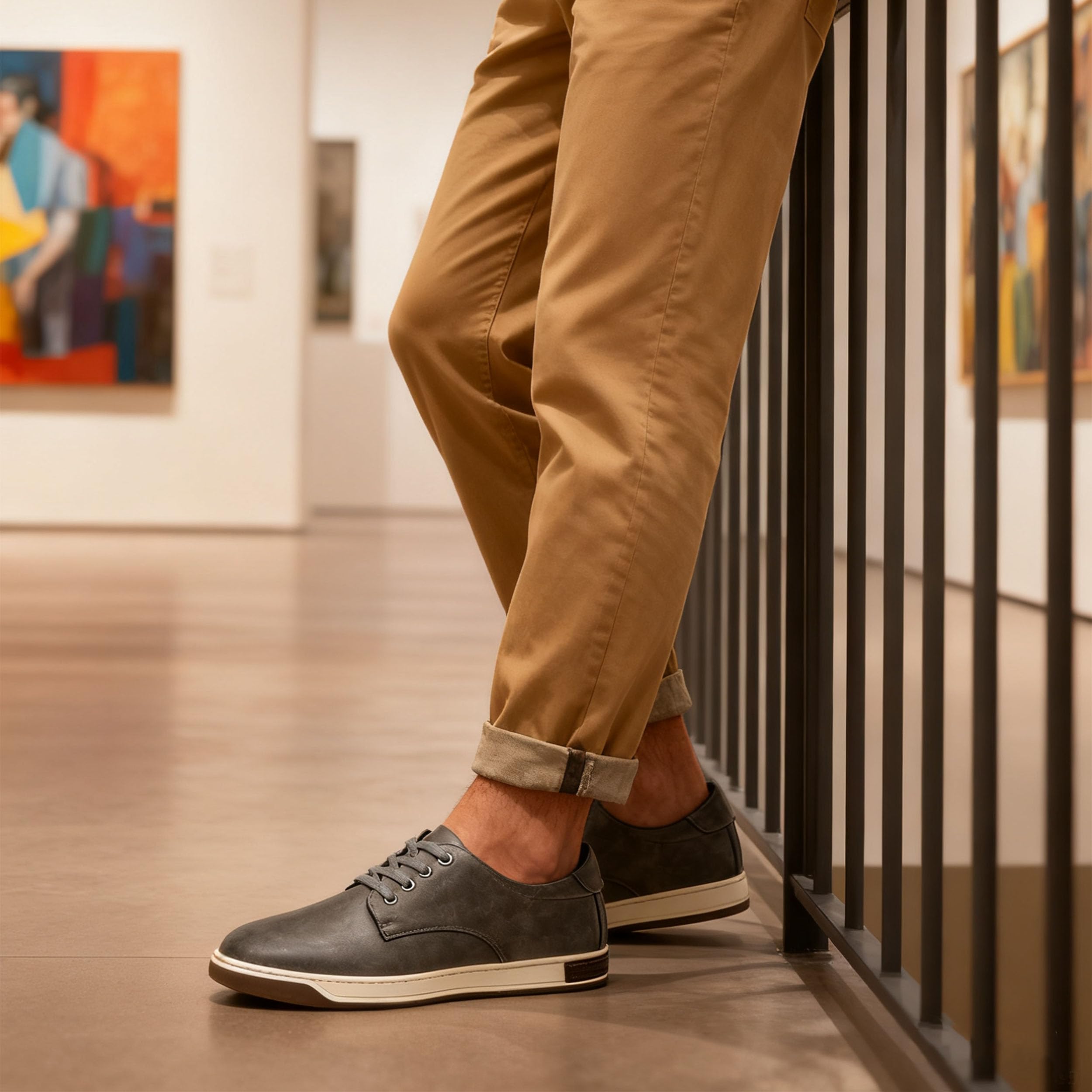 Jousen Men's Fashion Sneakers Casual Shoes for Men Dress Sneakers Oxfords Shoes