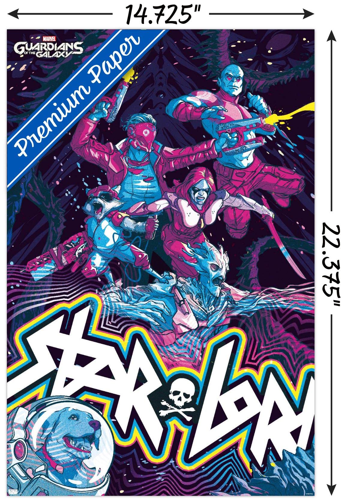 Guardians of the Galaxyポスター Amazon.com: Guardians Of The Galaxy - Movie Poster (Regular