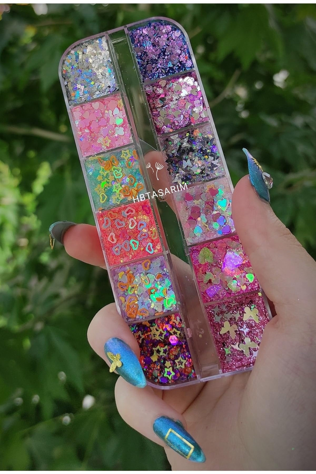 Hb Tasarım Glitter Jel Far Simli Kremsi Jel Far Paleti 3, 758899868